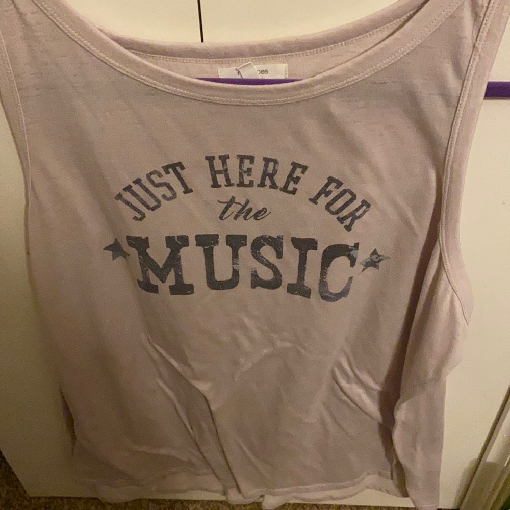 Lt pink tank top
